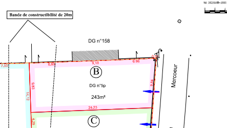 Champigny-sur-Marne – Terrain B – AVENUE ELISA MERCOEUR- 243 m² 2